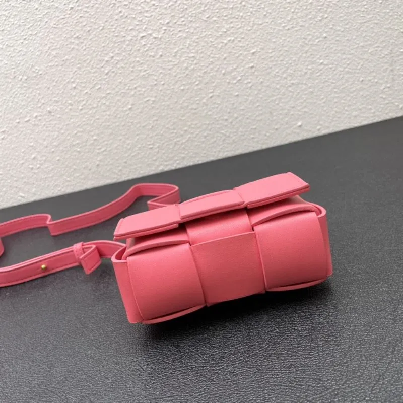 BV Pink Mini Satchel Crossbody Bag S06700 12cm - Image 6