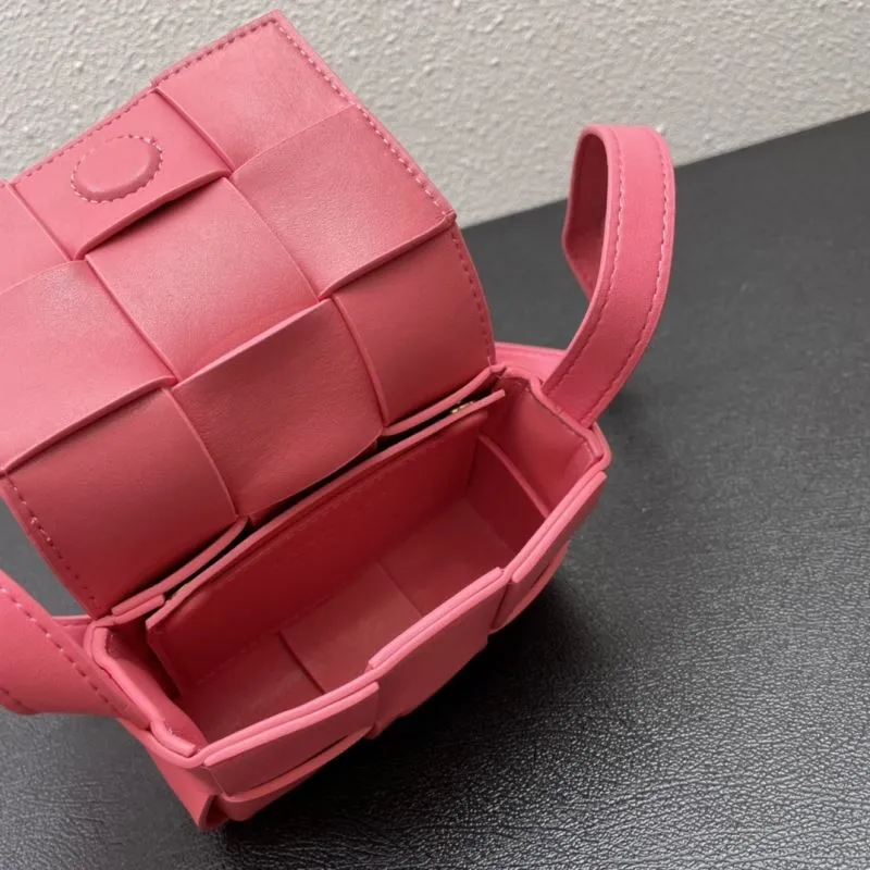 BV Pink Mini Satchel Crossbody Bag S06700 12cm - Image 8