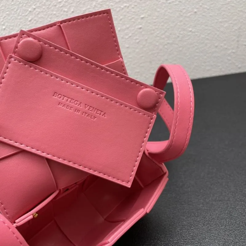 BV Pink Mini Satchel Crossbody Bag S06700 12cm - Image 9