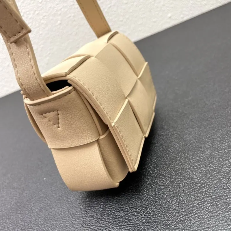 Beige BV Crossbody Satchel Bag S06700 Size 12cm - Image 4