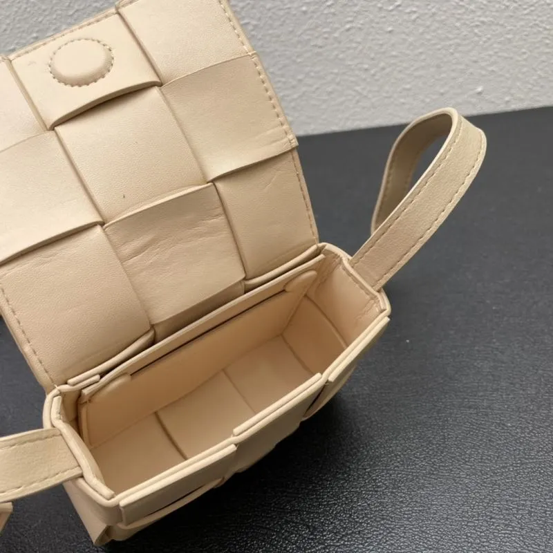 Beige BV Crossbody Satchel Bag S06700 Size 12cm - Image 8