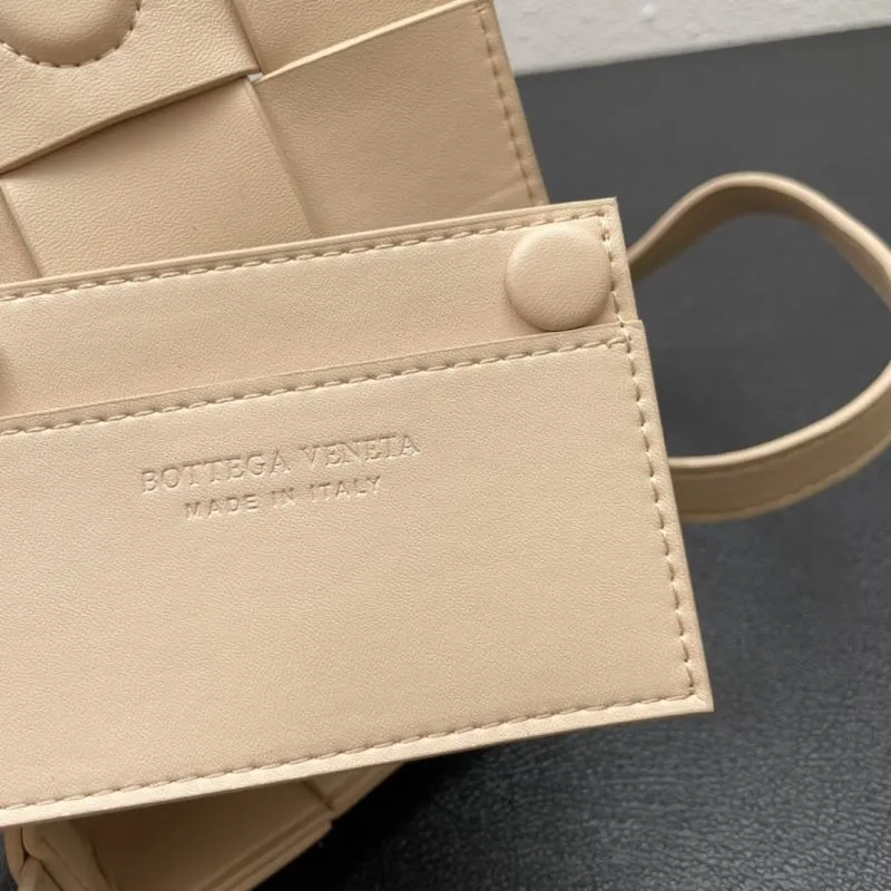 Beige BV Crossbody Satchel Bag S06700 Size 12cm - Image 9