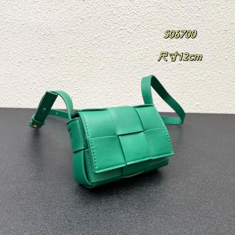 Alternative view of BV Green Mini Satchel Crossbody Bag S06700 12cm