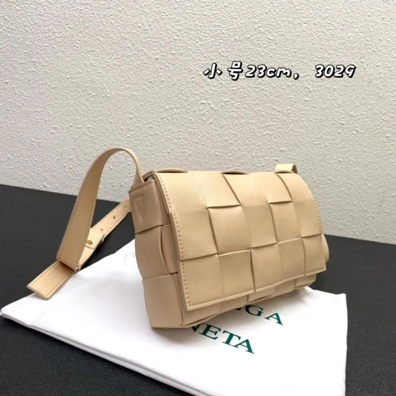 Alternative view of Bottega Veneta Small Beige Woven Crossbody Bag 3029