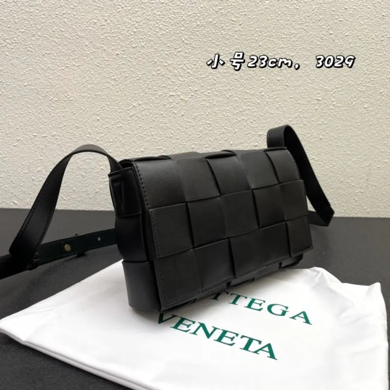 Alternative view of Bottega Veneta Small Black Satchel Crossbody Bag