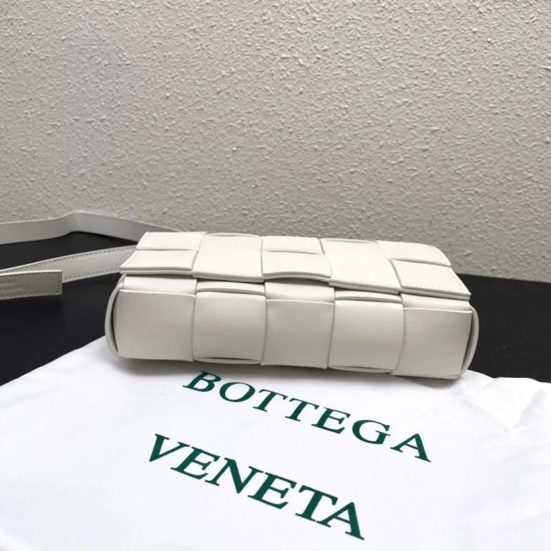 Bottega Veneta Small White Satchel Bag 3029 - Image 4