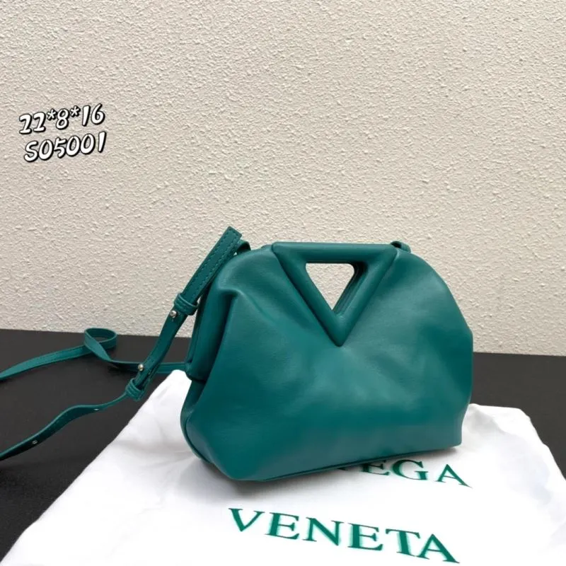 Alternative view of Bottega Veneta Teal Crossbody Satchel Bag S05001