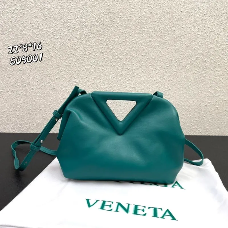 Bottega Veneta Teal Crossbody Satchel Bag S05001 - Image 3