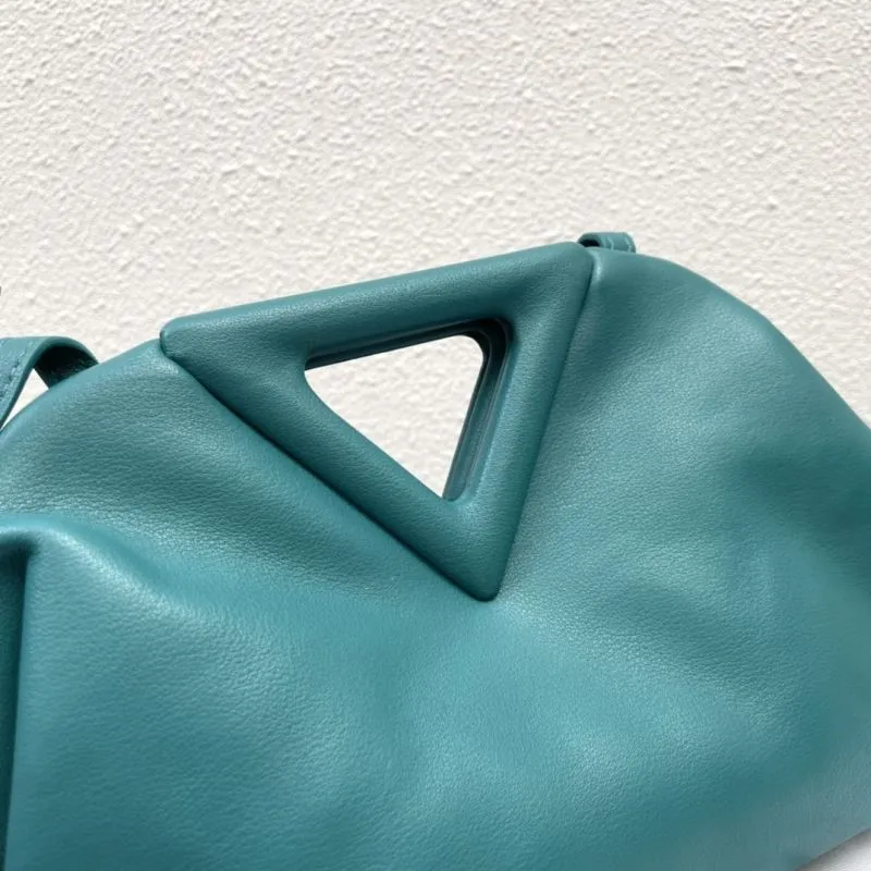 Bottega Veneta Teal Crossbody Satchel Bag S05001 - Image 4