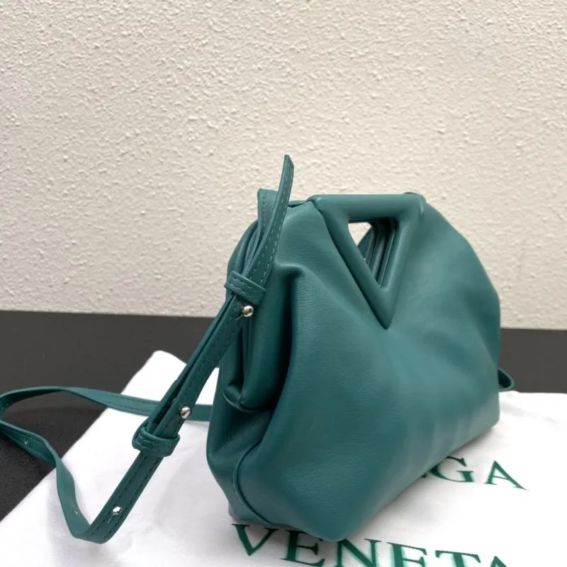 Bottega Veneta Teal Crossbody Satchel Bag S05001 - Image 5