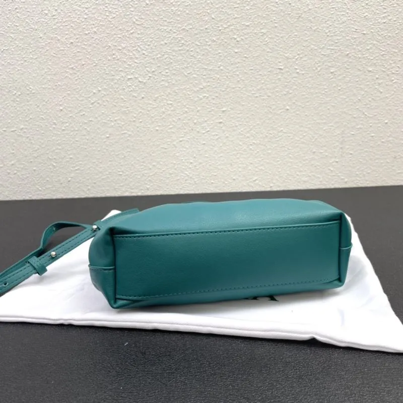 Bottega Veneta Teal Crossbody Satchel Bag S05001 - Image 7