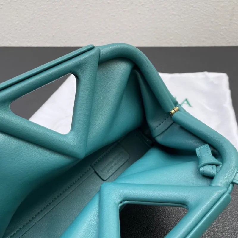 Bottega Veneta Teal Crossbody Satchel Bag S05001 - Image 9