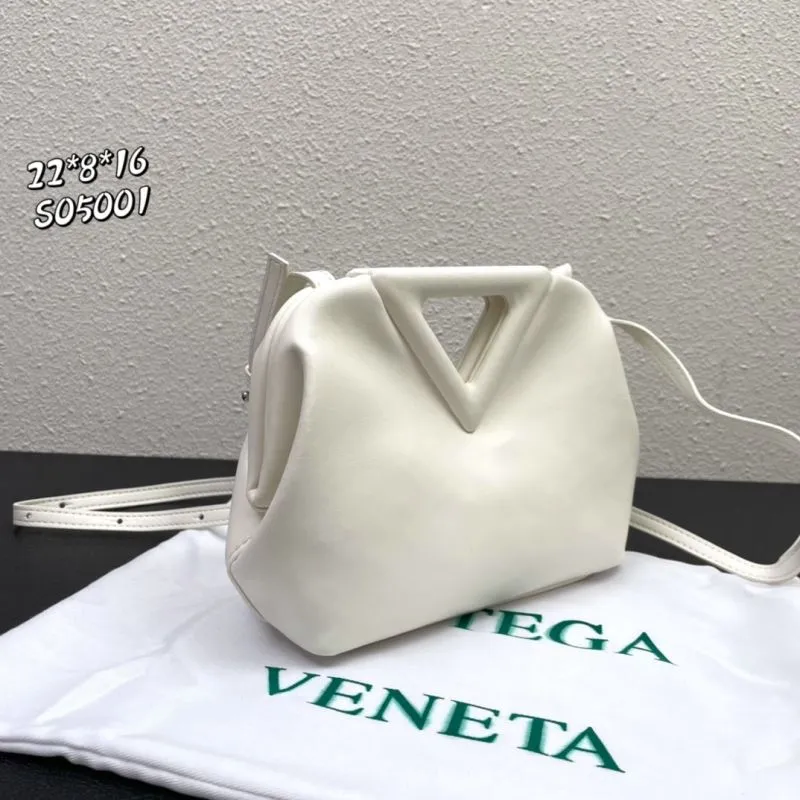 Alternative view of Bottega Veneta White Crossbody Satchel Bag S05001
