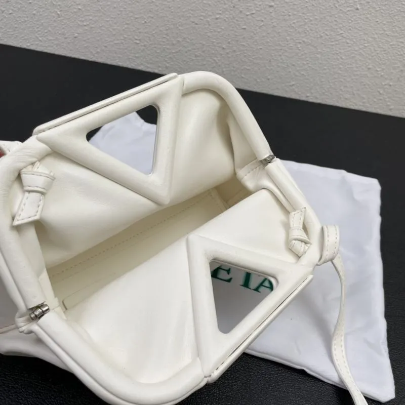 Bottega Veneta White Crossbody Satchel Bag S05001 - Image 9