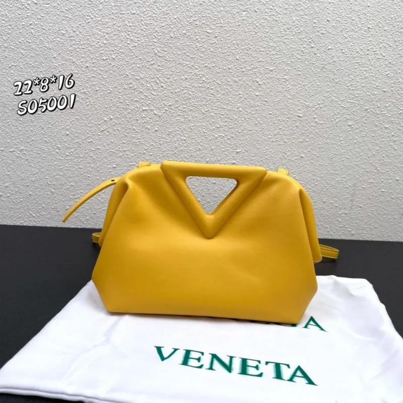 Bottega Veneta Yellow Satchel Crossbody Bag S05001