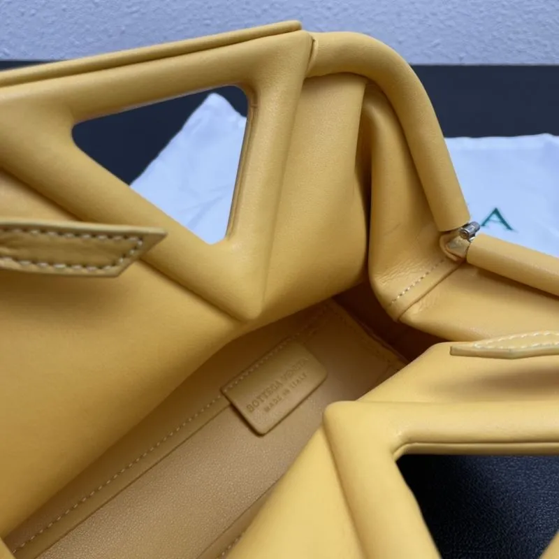 Bottega Veneta Yellow Satchel Crossbody Bag S05001 - Image 9