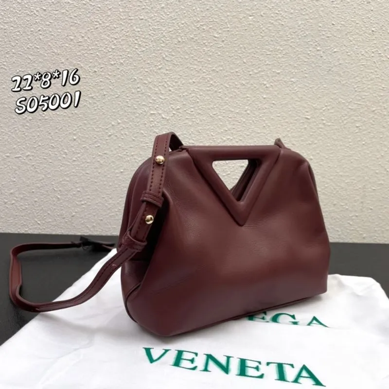 Alternative view of Bottega Veneta Burgundy Crossbody Satchel Bag S05001