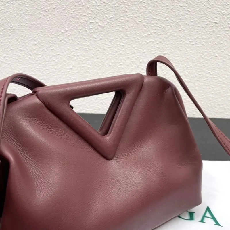 Bottega Veneta Burgundy Crossbody Satchel Bag S05001 - Image 4