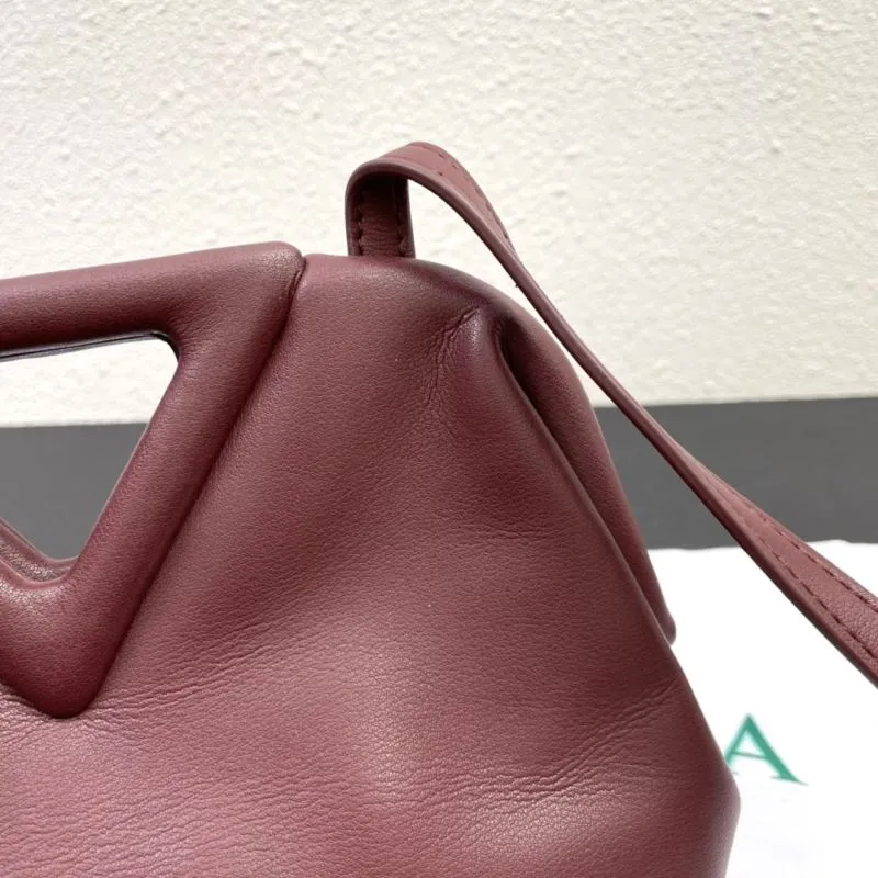 Bottega Veneta Burgundy Crossbody Satchel Bag S05001 - Image 6