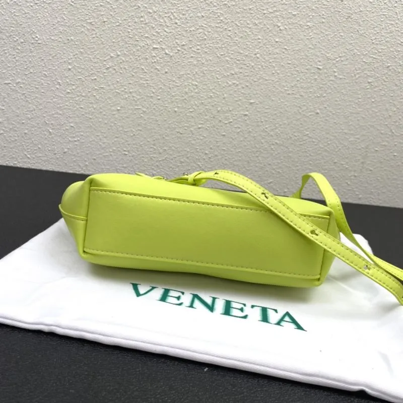 Bottega Veneta Neon Yellow Crossbody Satchel Bag - Image 7