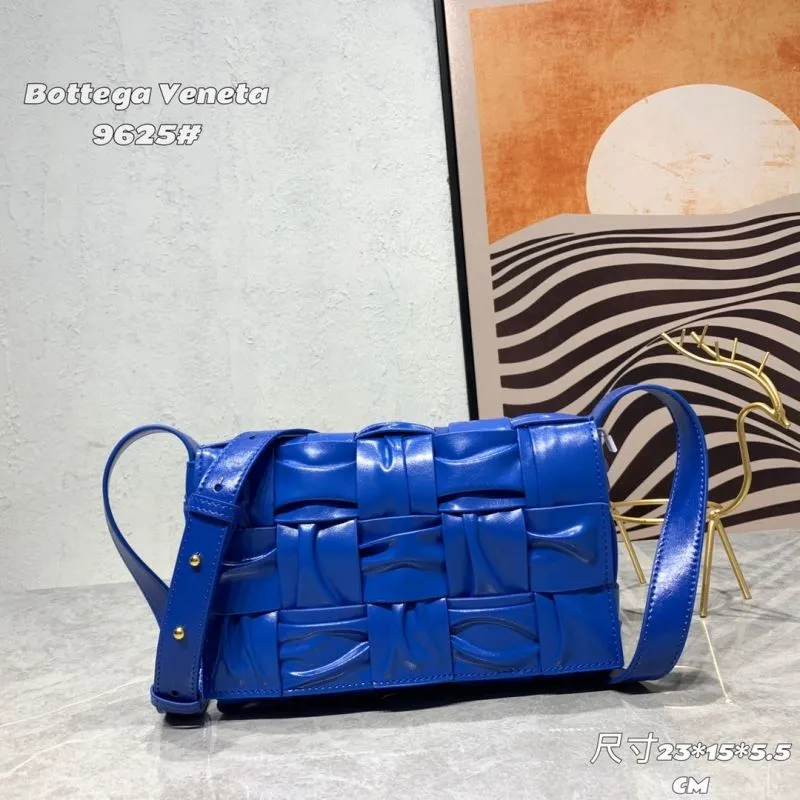 Bottega Veneta Blue Satchel Crossbody Bag 9625