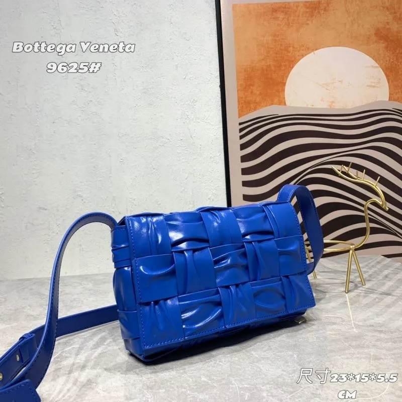 Alternative view of Bottega Veneta Blue Satchel Crossbody Bag 9625