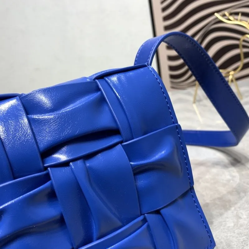 Bottega Veneta Blue Satchel Crossbody Bag 9625 - Image 4