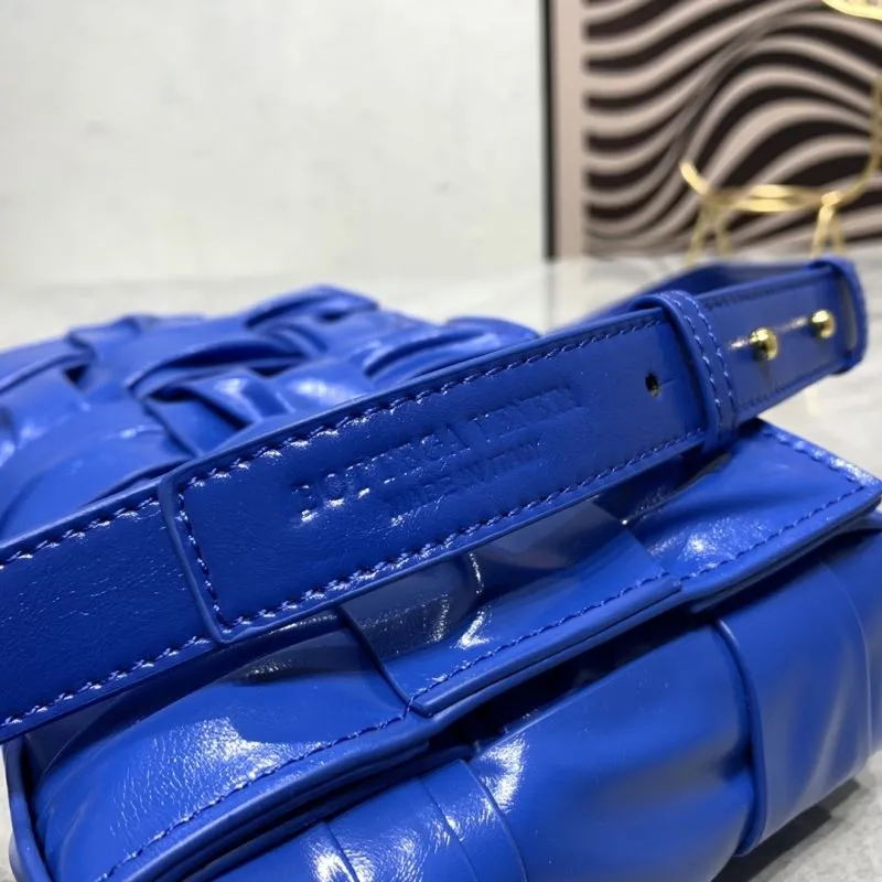Bottega Veneta Blue Satchel Crossbody Bag 9625 - Image 5