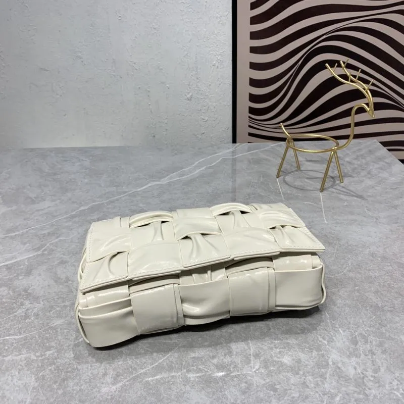 Bottega Veneta 9625 Cream White Crossbody Satchel Bag - Image 7