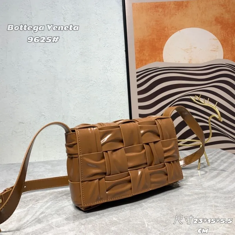 Alternative view of Bottega Veneta Brown Satchel Bag 9625