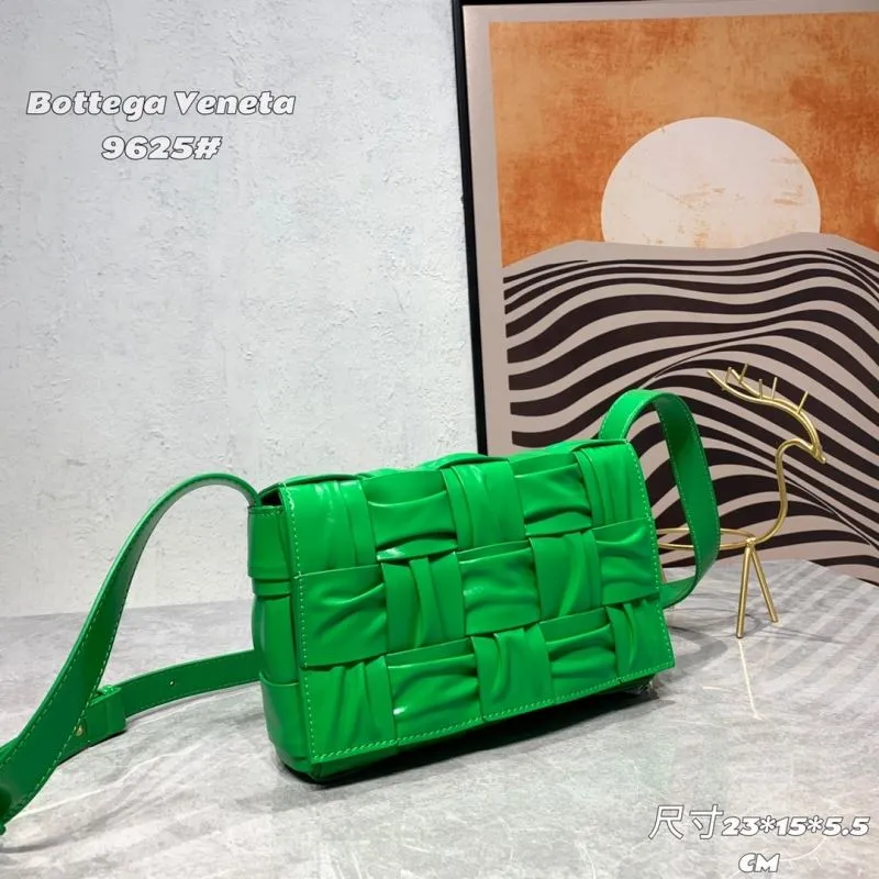 Alternative view of Bottega Veneta Green Satchel Crossbody Bag 9625