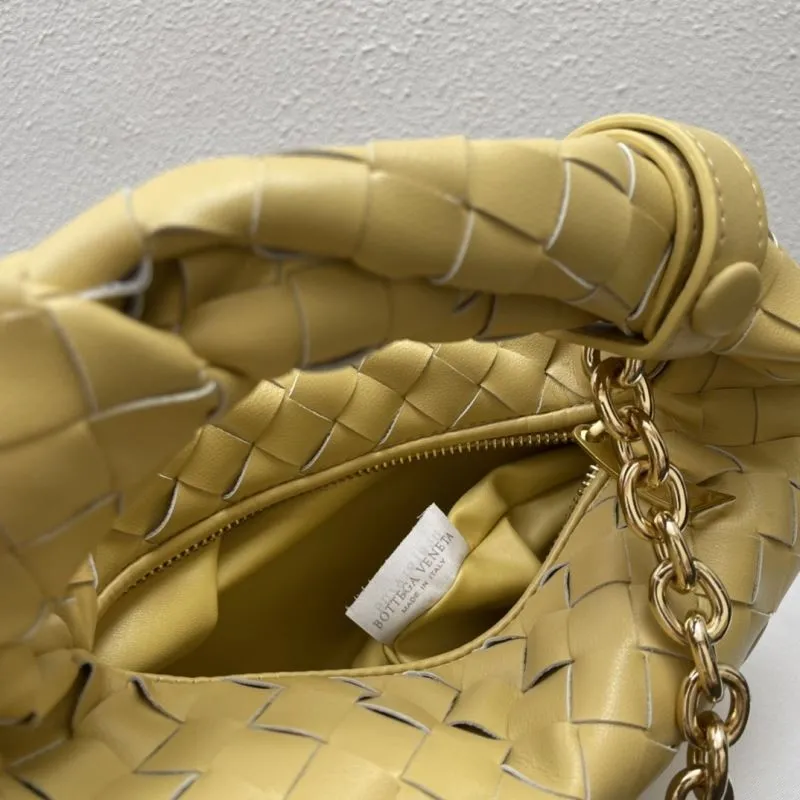 Bottega Veneta Yellow Woven Chain Mini Bag S03055 - Image 8