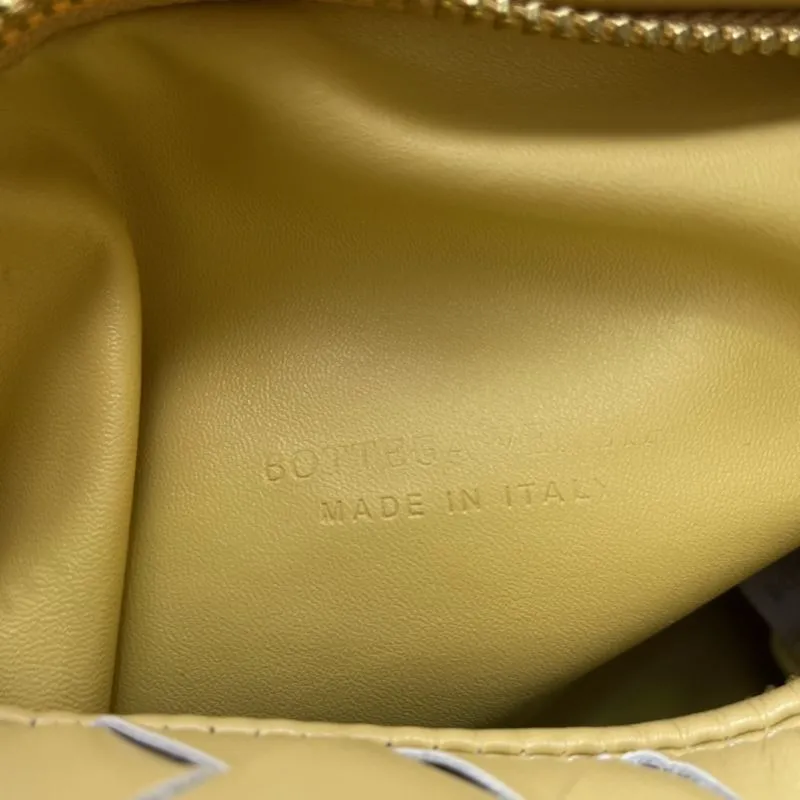 Bottega Veneta Yellow Woven Chain Mini Bag S03055 - Image 9