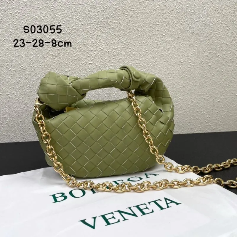 Alternative view of Bottega Veneta Green Woven Mini Handbag S03055