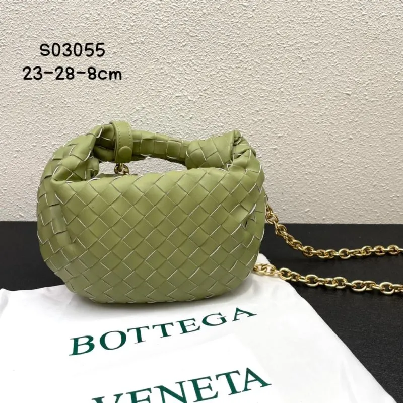 Bottega Veneta Green Woven Mini Handbag S03055 - Image 3