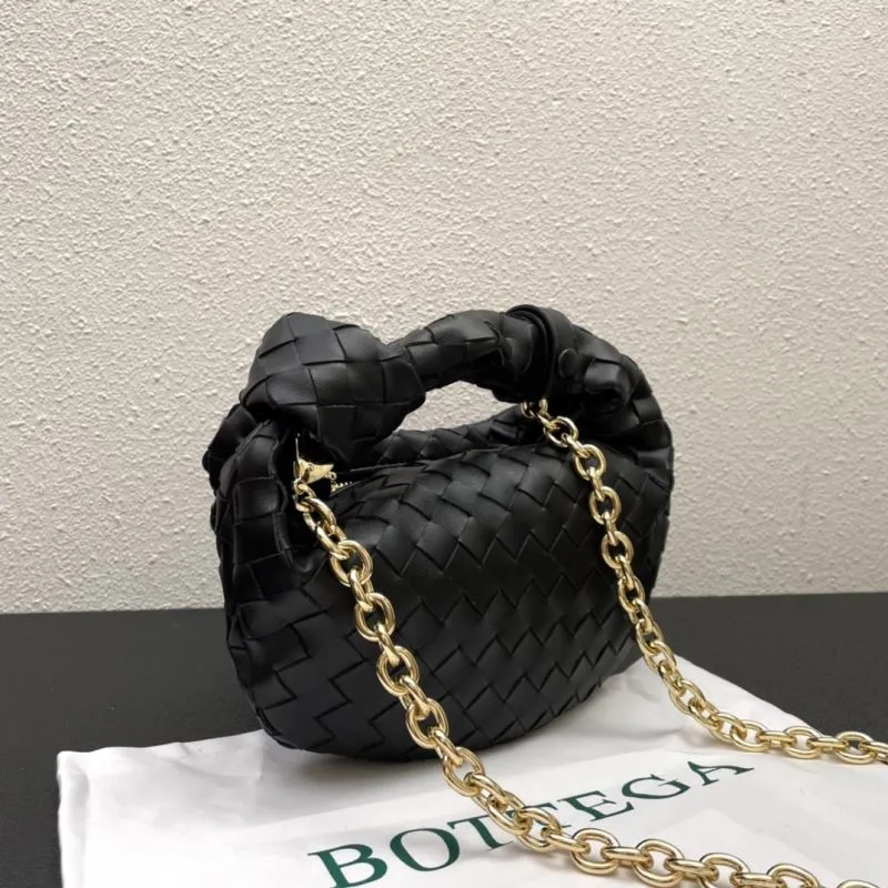 Bottega Veneta Black Woven Satchel Bag S03055 - Image 4
