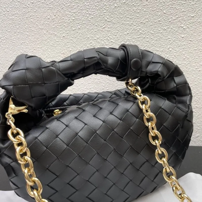 Bottega Veneta Black Woven Satchel Bag S03055 - Image 5