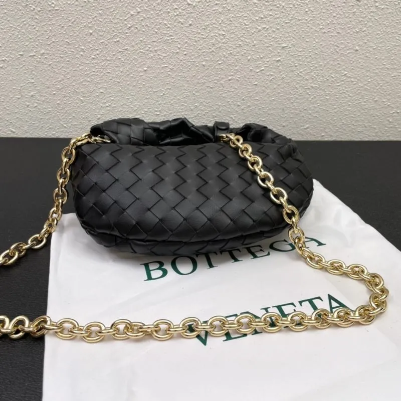 Bottega Veneta Black Woven Satchel Bag S03055 - Image 7