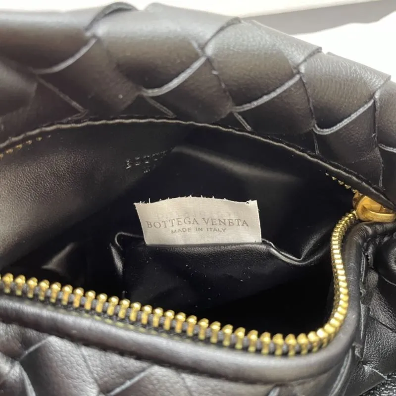 Bottega Veneta Black Woven Satchel Bag S03055 - Image 9