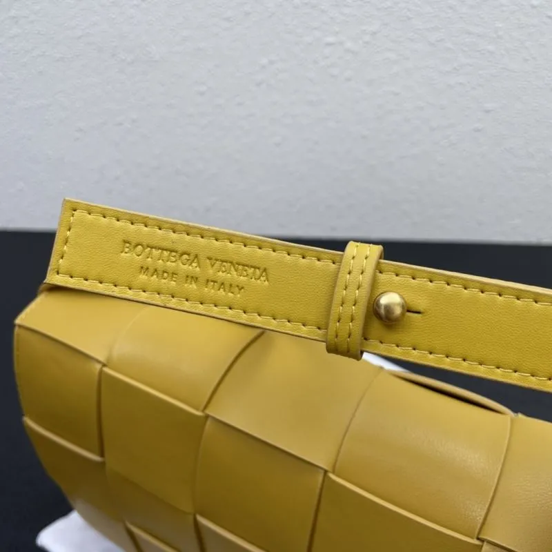 Bottega Veneta Yellow Large Satchel Crossbody Bag 3030 - Image 6
