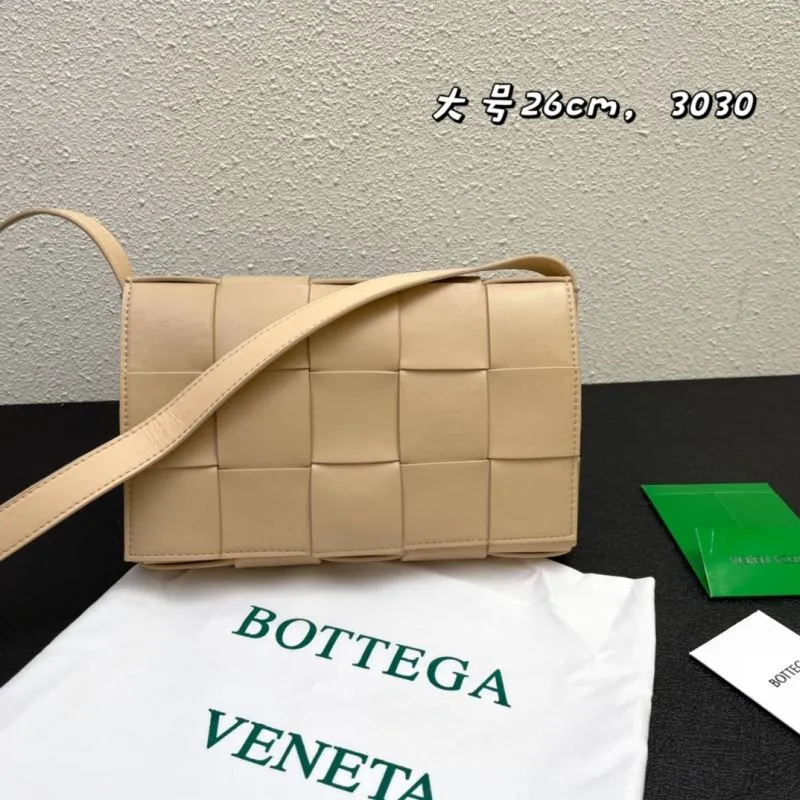 Bottega Veneta Large Beige Satchel Bag 3030