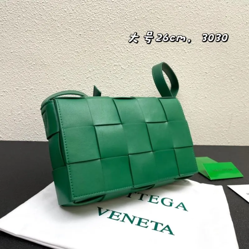 Alternative view of Bottega Veneta Large Green Satchel Bag