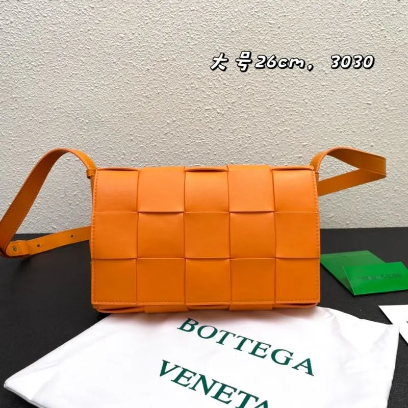 Bottega Veneta Large Orange Satchel Bag 3030