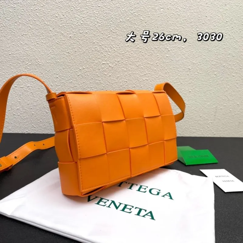 Alternative view of Bottega Veneta Large Orange Satchel Bag 3030