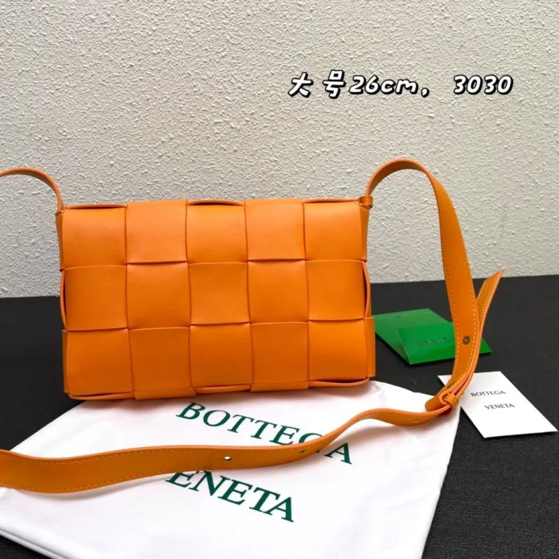 Bottega Veneta Large Orange Satchel Bag 3030 - Image 3