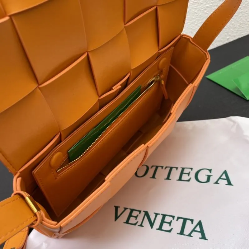 Bottega Veneta Large Orange Satchel Bag 3030 - Image 7