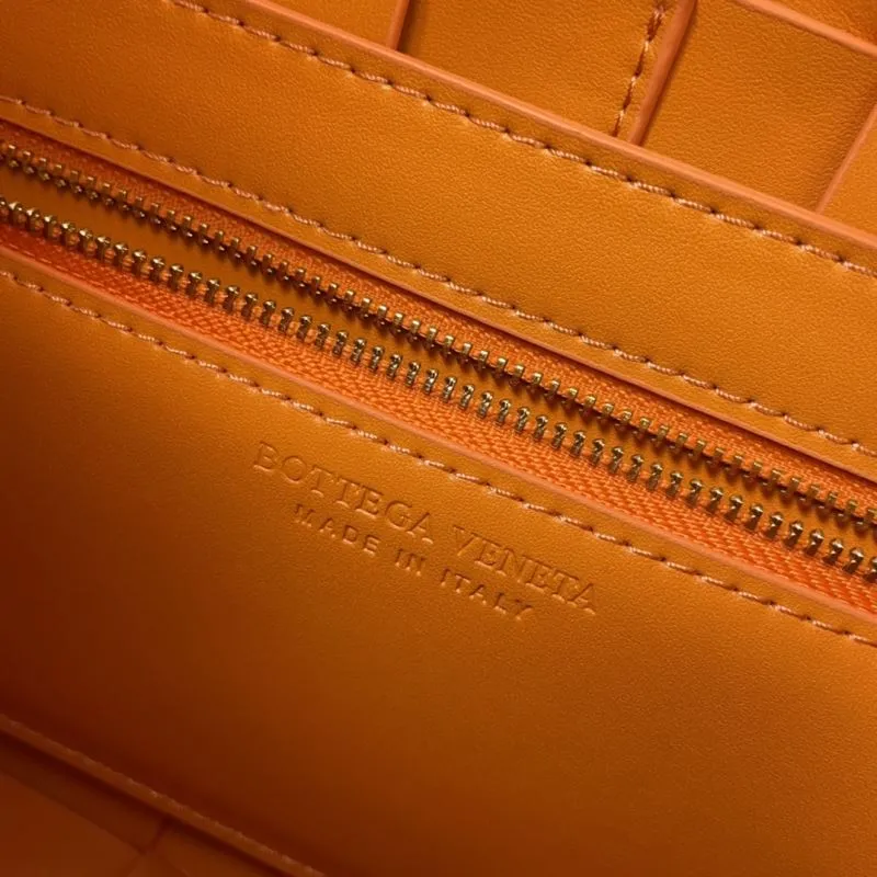 Bottega Veneta Large Orange Satchel Bag 3030 - Image 8
