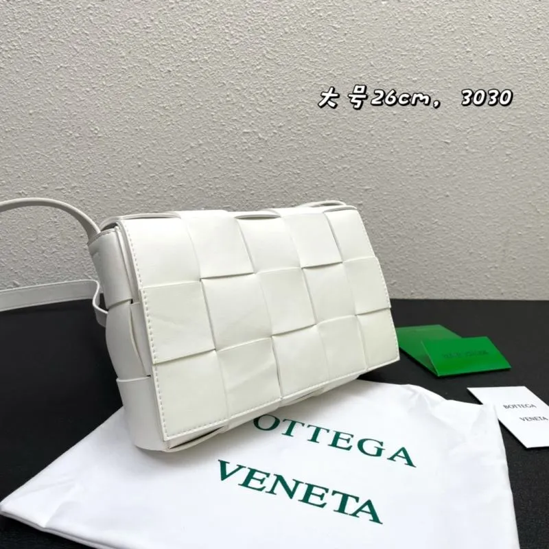 Alternative view of Bottega Veneta White Large Satchel Bag
