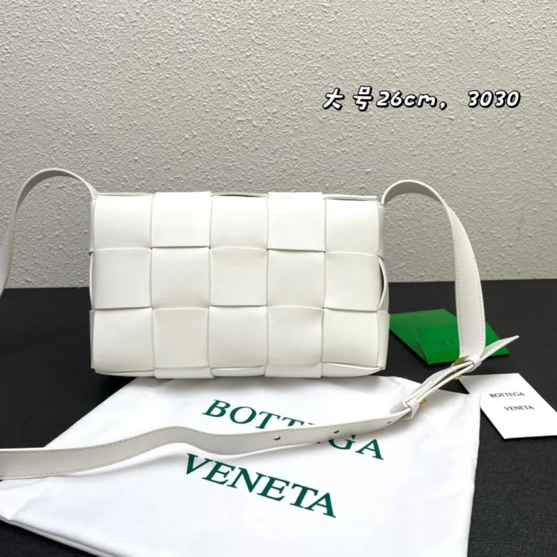 Bottega Veneta White Large Satchel Bag - Image 3