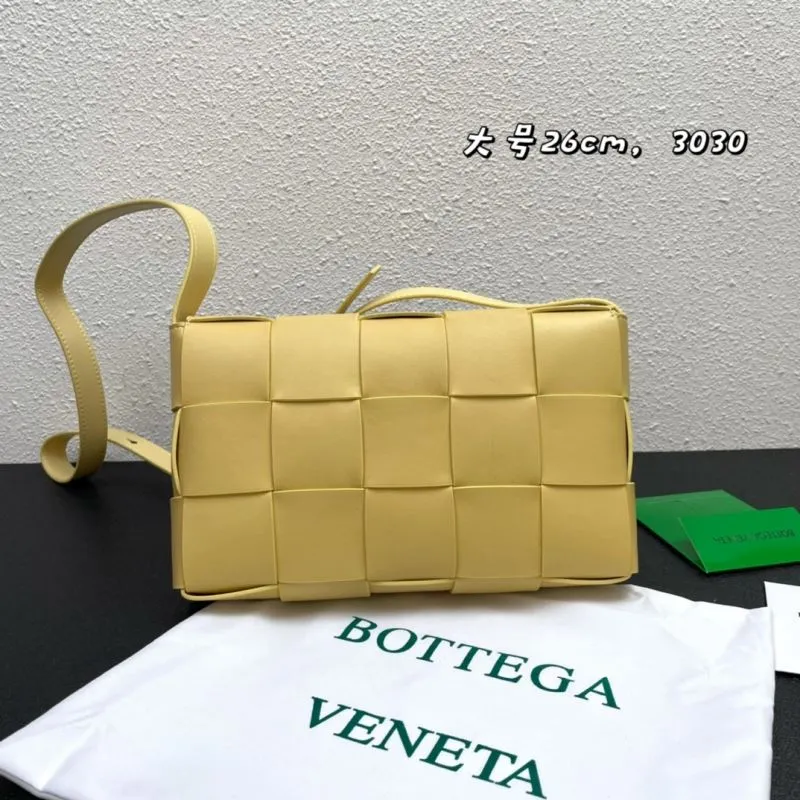 Bottega Veneta Large Yellow Satchel Bag - Image 3